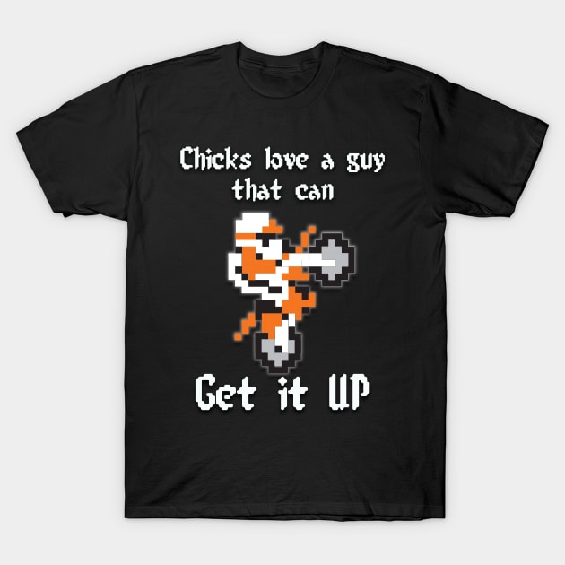 Get it up Excite Bike Orange T-Shirt by Destro